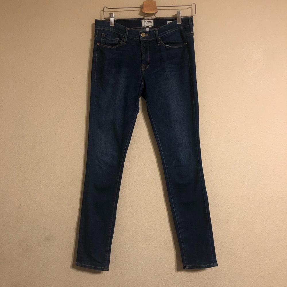FRAME Skinny‎ de Jeanne Crop Jeans - Picture 2 of 15
